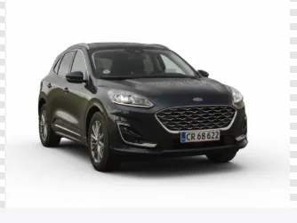 Ford Kuga før og efter AI-foto-optimering – AI – Hvidt studie